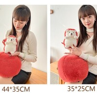 Apple Hedgehog Pillow Plushie - Thumbnail 6