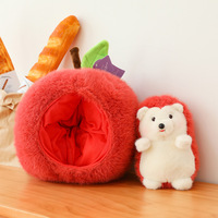 Apple Hedgehog Pillow Plushie - Thumbnail 2