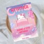 Kitty Sleepover Slumber Birthday Invitation and Thank You Card Set | Kawaii Celebration Duo"-4