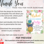 Stitch Aloha Birthday Invitation and Thank You Card Set | Tropical Hawaiian Celebration Duo-3