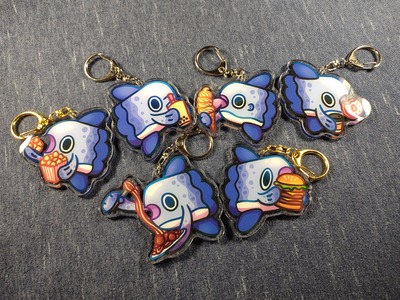 Mola Food Acrylic Keychains