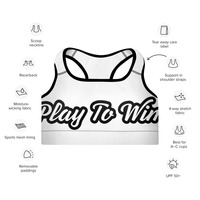 Thats Rare! Play To Win Sports Bra - Thumbnail 1