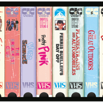 John hughes vhs movie print
