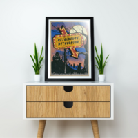 Beetlejuice/Betelgeuse Sign Print/Poster - Thumbnail 2
