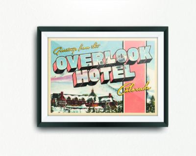 Overlook Hotel Travel Postcard Print