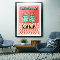 Redrum - 80s Horror Movie Inspired Print - Thumbnail 2