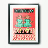 Redrum - 80s Horror Movie Inspired Print - Thumbnail 1