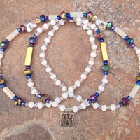 BLUE LOVE 💙 GLOW IN THE DARK CRYSTAL HANDMADE WAIST BEADS By Nubian Collection Artwear 🎨  - Thumbnail 2