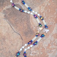 BLUE LOVE 💙 GLOW IN THE DARK CRYSTAL HANDMADE WAIST BEADS By Nubian Collection Artwear 🎨  - Thumbnail 1