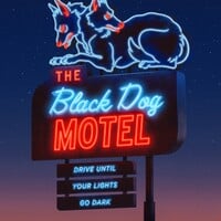 The Black Dog Motel - Wall Tapestry - Thumbnail 1