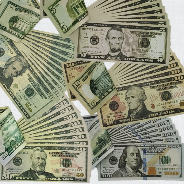 Premium Prop Money Set 175 Pieces X $100+ $50+ $20+ $10+ $5  Movie-Grade Prop Money Bundle