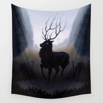 Ash & hair - wall tapestry - Thumbnail 5