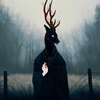 Deep Forest Saint - Wall Tapestry - Thumbnail 1