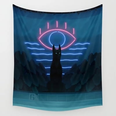 Forgotten pool - wall tapestry - Thumbnail 4