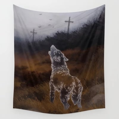 Here, elsewhere - wall tapestry - Thumbnail 3