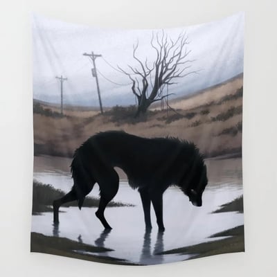 Sign of the wolf - wall tapestry - Thumbnail 5