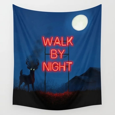Walk By Night - Wall Tapestry