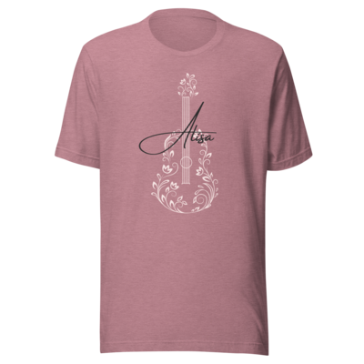 Alisa guitar logo unisex tshirt