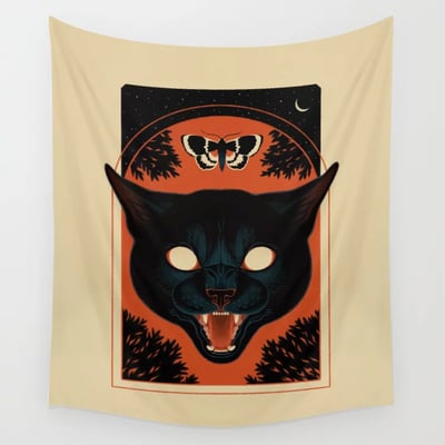 Nocturnal - wall tapestry - Thumbnail 2