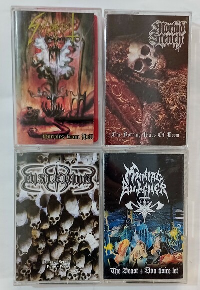 SADOKIST, MORBID  STENCH, MYSTERYUM, MANIAC BUTCHER Tapes 