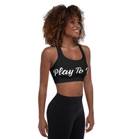 That's Rare! Play To Win Sports Bra Black - Thumbnail 2