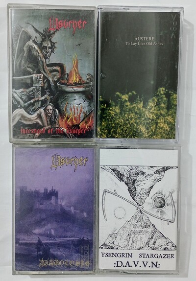 USURPER , AUSTERE, USURPER, YSENGRIN STARGAZER Tapes 