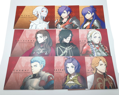 Fire Emblem Three Hopes postcards