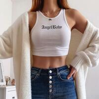 Angel Baby Crop Top - Thumbnail 1