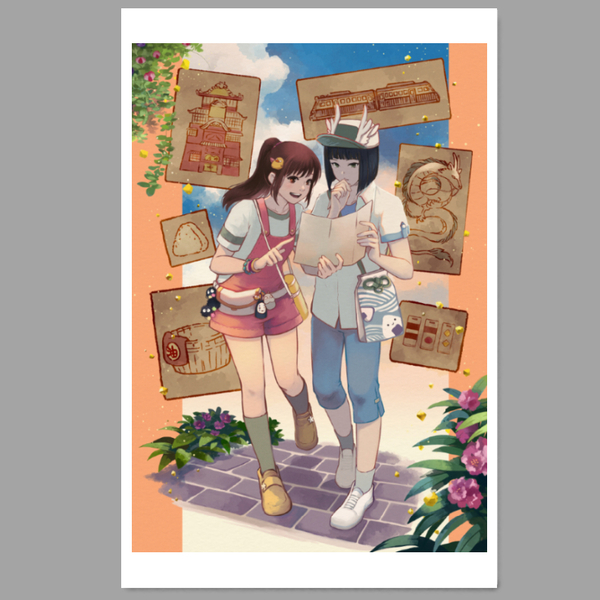 Chihiro & Haku | Art Print
