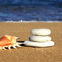 Stones And Shell Cross Stitch Pattern - Thumbnail 2