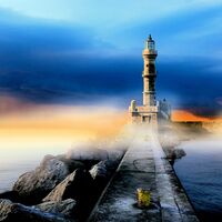 Fog Around The Lighthouse Cross Stitch Pattern - Thumbnail 2