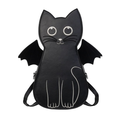 Angel black cat backpack - Thumbnail 3