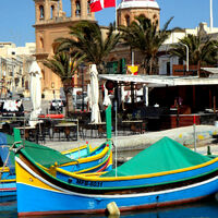 Fishing Port In Malta Cross Stitch Pattern - Thumbnail 2