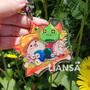 Maplestory Glitter Acrylic Charm Double-sided Design Keychain-1