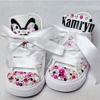Toddler Custom Minnie Mouse Sneakers - Thumbnail 8