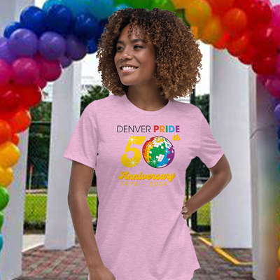 Denver pride women's relaxed t-shirt