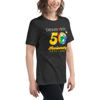 Denver Pride 2024 Charcoal Heather Women's Relaxed T-Shirt - Thumbnail 3