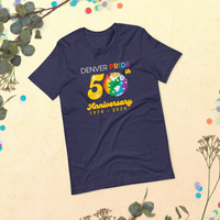 Denver Pride 50th Anniversary Official Unisex t-shirt - Thumbnail 2
