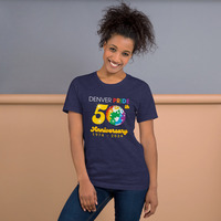 Denver Pride 50th Anniversary Official Unisex t-shirt - Thumbnail 3