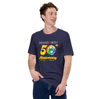 Denver Pride 50th Anniversary Official Unisex t-shirt - Thumbnail 5