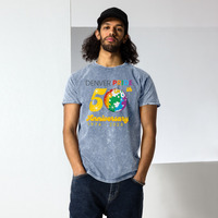 Denver Pride 50th Anniversary Denim Washed T-Shirt - Thumbnail 4