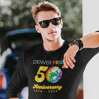 Denver Pride 2024 Unisex Long Sleeve T-Shirt - Thumbnail 2