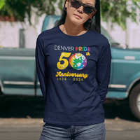 Denver Pride 2024 Unisex Long Sleeve T-Shirt - Thumbnail 3