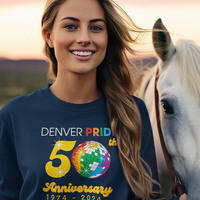 Denver Pride 2024 Unisex Long Sleeve T-Shirt - Thumbnail 6