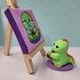 Boba Dino figure and painting-2