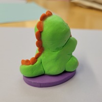 Boba Dino figure and painting - Thumbnail 3