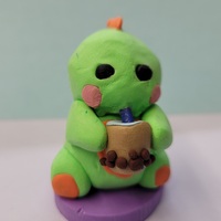 Boba Dino figure and painting - Thumbnail 4