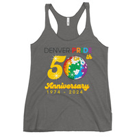 Denver Pride 2024. Women's Racerback Tank - Thumbnail 2