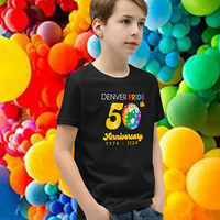 Denver Pride 2024 Youth Short Sleeve T-Shirt - Thumbnail 1