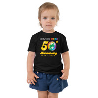Denver Pride 2024 Black Toddler Short Sleeve Tee - Thumbnail 1
